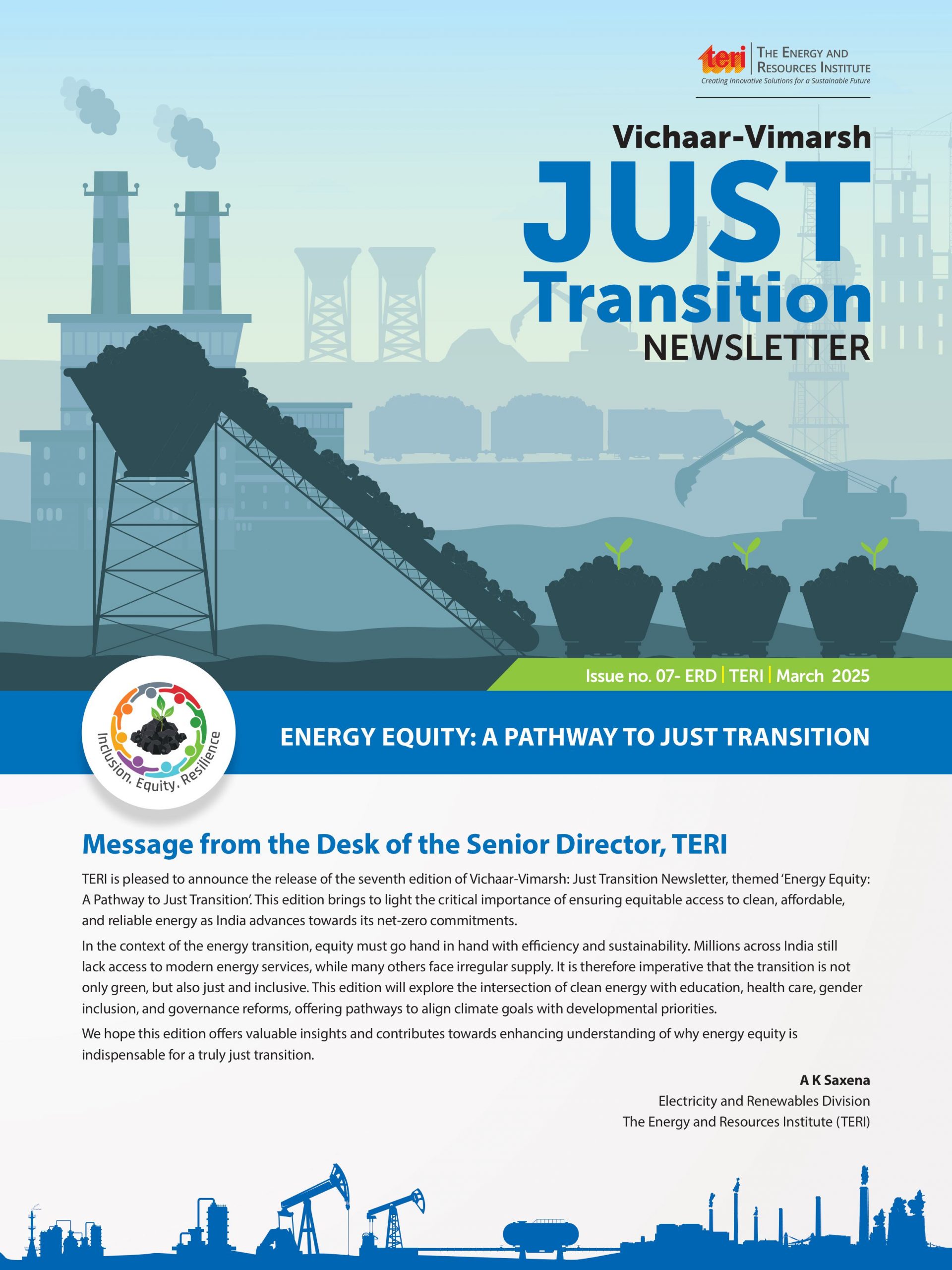 ENERGY EQUITY: A PATHWAY TO JUST TRANSITION